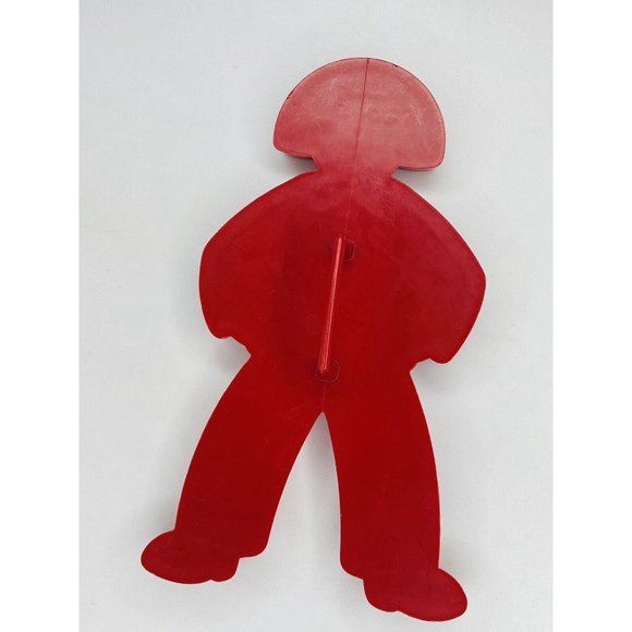 Vintage 5” Gingerbread Man Clown Tupperware Cookie Imprint Cutter With Handle - Picture 2 of 5